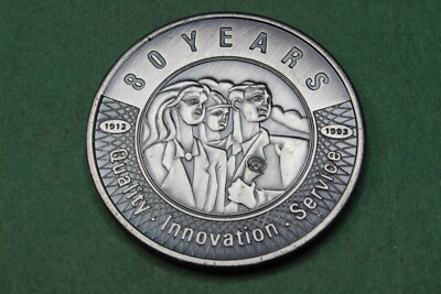 1993-TOKEN-MEDAL-80 YEARS-WHEELABRATOR AIR POLLUTION CONTROL
