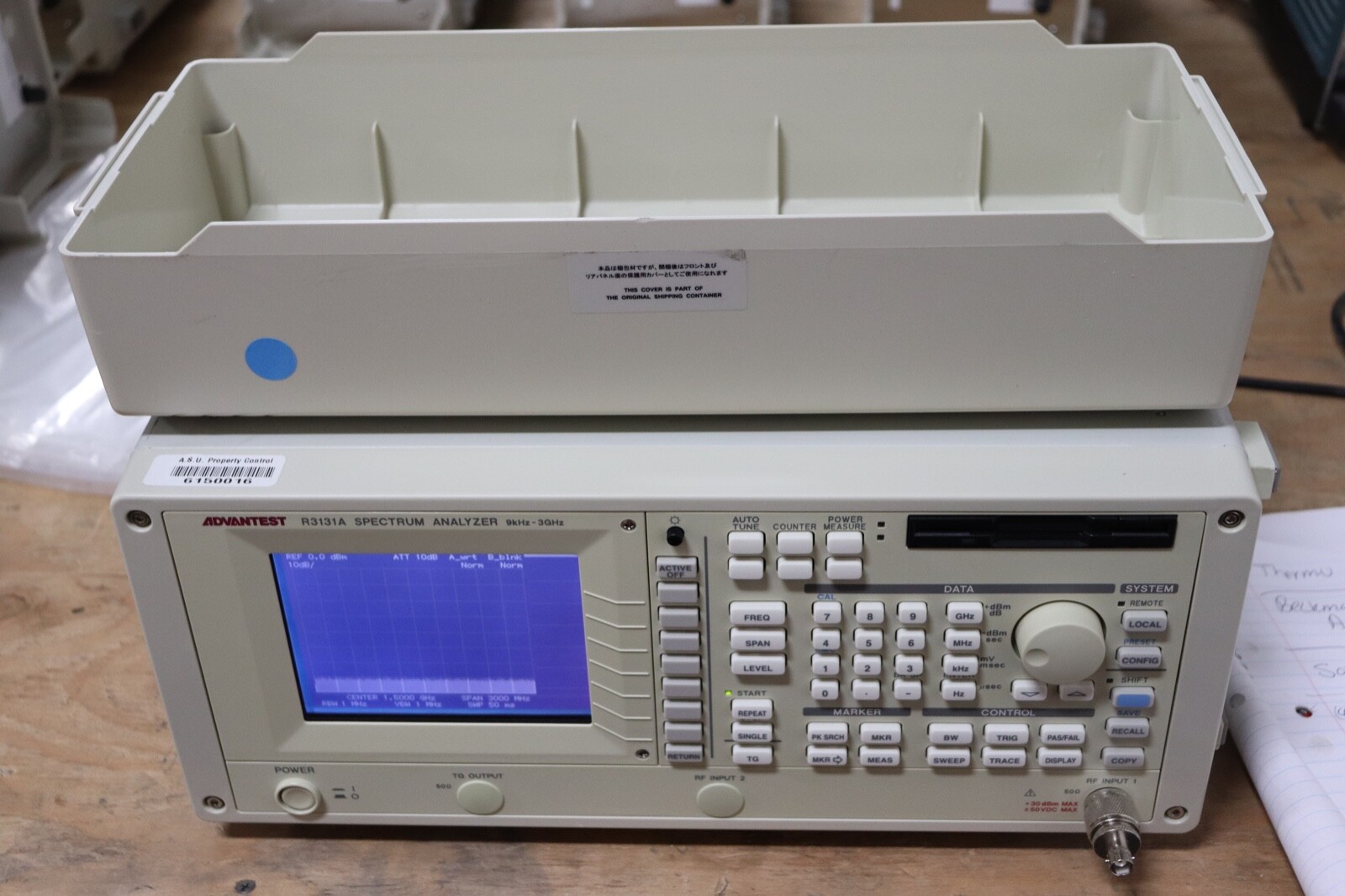 ☆ ADVANTEST 9kHz～8GHz スペクトラム・アナライザ R3465 /オプション