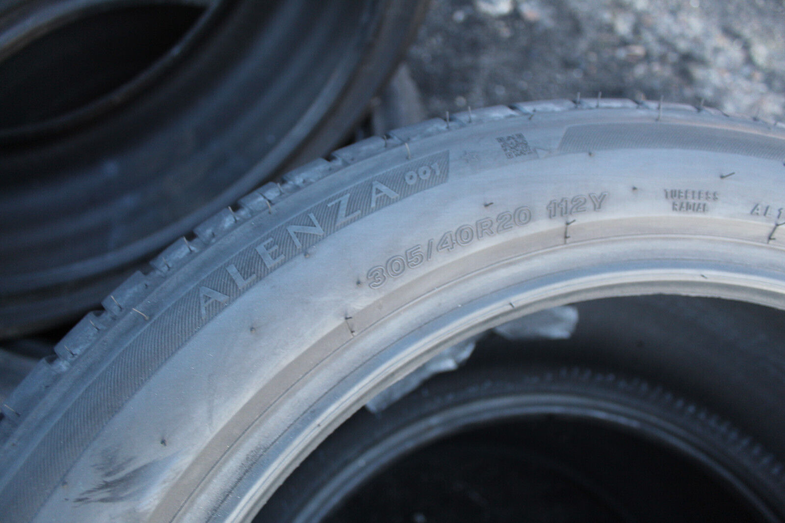 305 40 20 Bridgestone, Runflat, XL, 112Y, x1 Single Tyre 6.0mm (F1_tyres) L2043