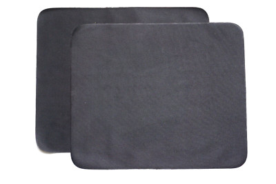 2PCS Microfiber Cleaning Cloth Eye Glasses Camera Lens Screen 7X5.5 IN Black
