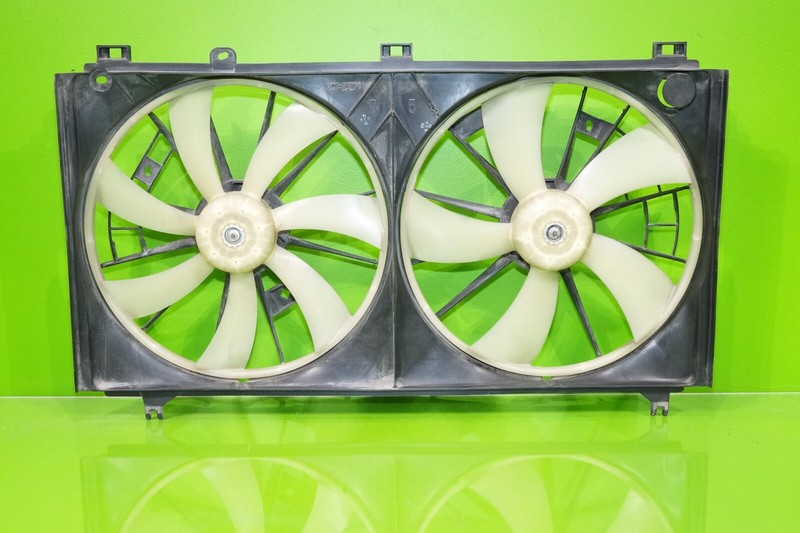 06-13 IS250 IS350 OEM radiator AC condenser cooling fan shroud housing assembly