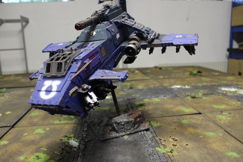 Warhammer 40k Forge World Thunderhawk Gunship Space Marines Ultramarines