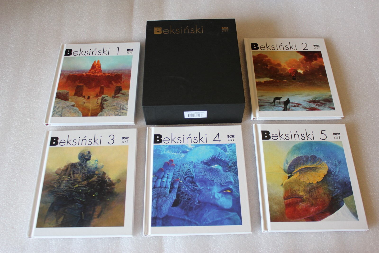 新品 Beksiński アート作品集 全5巻セット ポーランド 輸入 Zdzisław Beksiński collection 1-5 Painting hardcover art