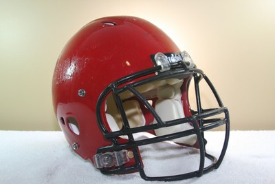 RIDDELL Soft Cup 4 pt High Football Helmet Chinstrap Worn Used From 1990 2000/'s