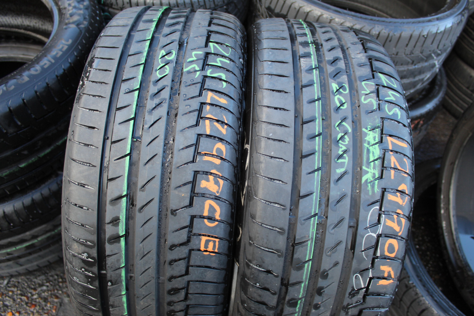 245 45 20 Continental, PC 6, 99V, x2 A Pair 6.5mm (F1_tyres) L2990