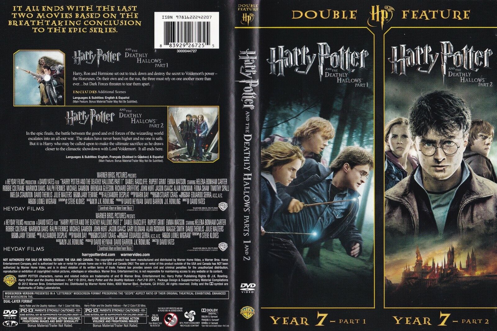 Harry Potter Double Feature: The Deathly Hallows (Widescreen Harry Potter Double Feature: The Deathly Hallows (Widescreen