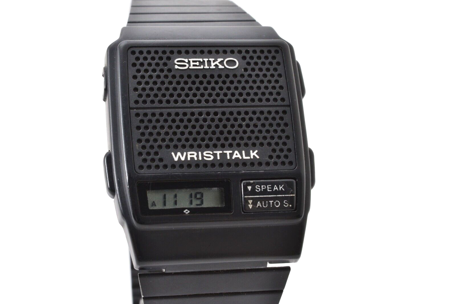 値下げしました。SEIKO WRISTTALK デジタル腕時計 ブラック 値下げしました。SEIKO WRISTTALK デジタル腕時計 ブラック