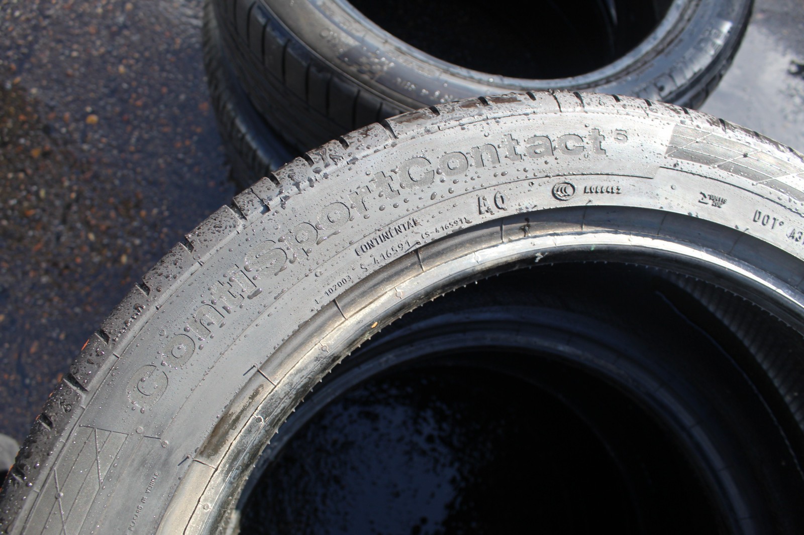 255 45 20 Continental, CSC 5, AO, 101W, x2 A Pair 6.3mm (F1_tyres) L3759