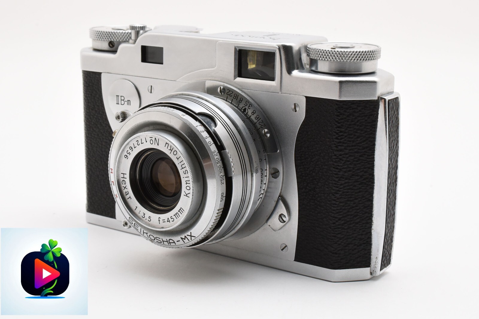 Near Mint] Konica II B-m Rangefinder Film Camera Hexanon