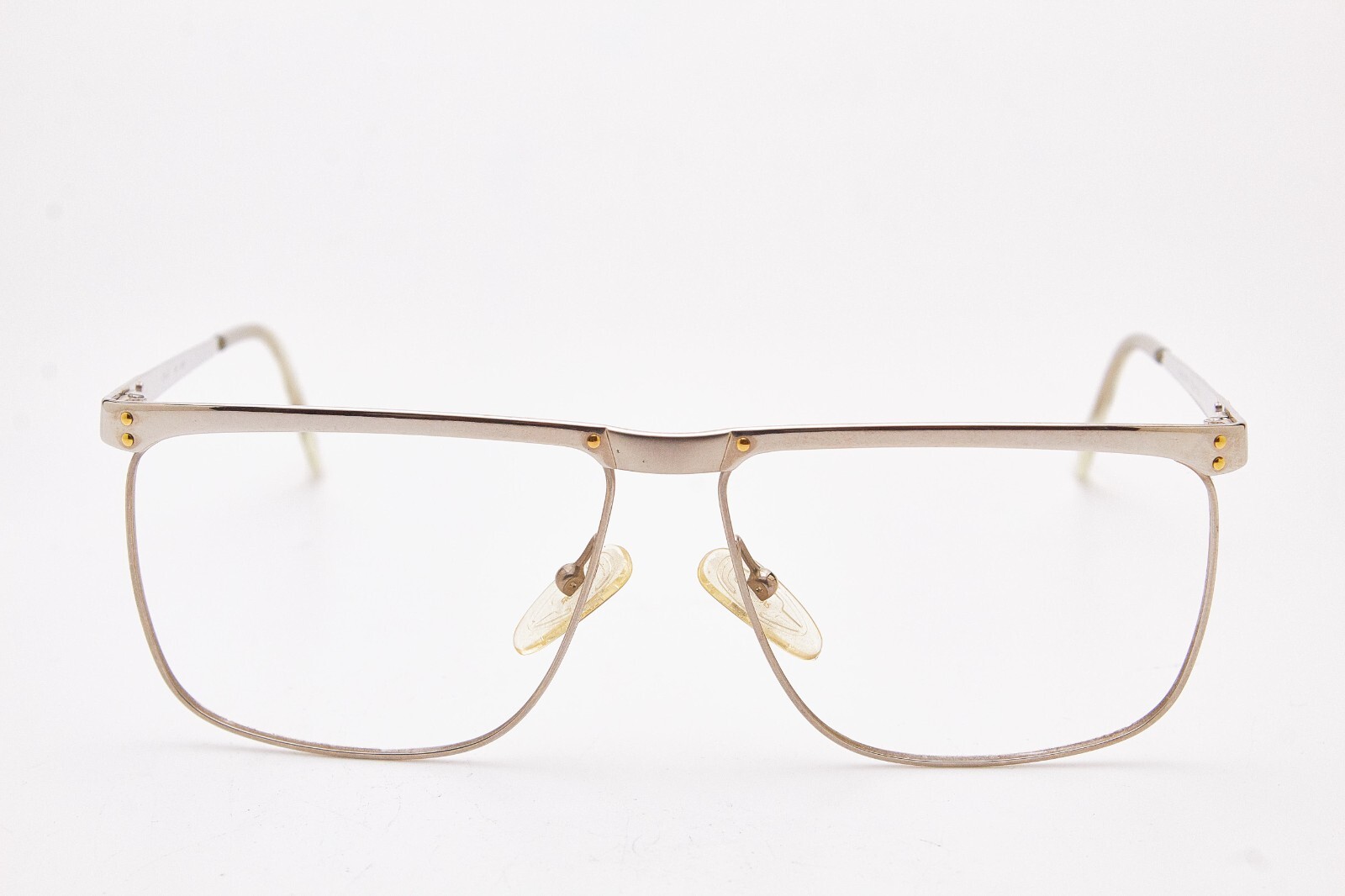 ESSILOR 704-05 60*14 metal occhiali aviator vintage montatura frame 1990s👓uomo