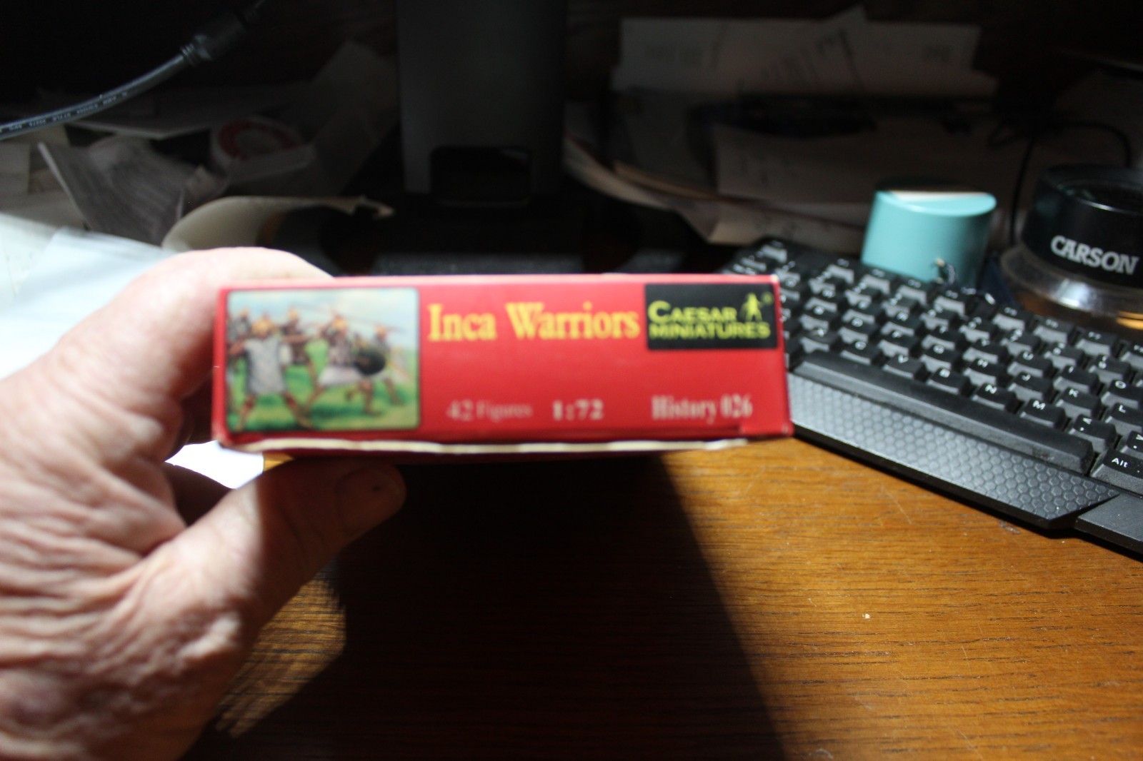 Caesar Miniatures 1:72 Inca Warriors Plastic Figure Kit #026U, new,