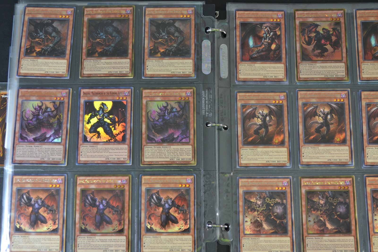 Yugioh Burning Abyss 4 Lot Deck Collection 49 Cards 35 Rares Dante