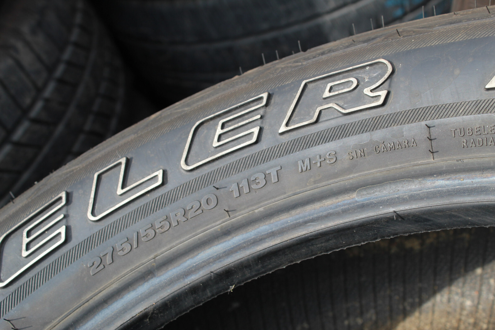275 55 20 Bridgestone, Dueler HL Alenza, 113Y, x2 A Pair 7.0mm (F1_tyres) L2791