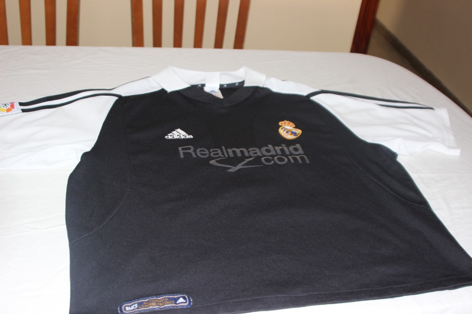 Real Madrid Vintage Jersey Adidas Size XL Number 10 Figo | eBay
