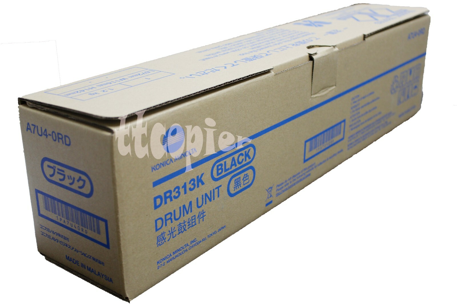 A7U40RD DR313 DR313K Genuine Konica Minolta Black Drum  C368 c458 c558 c658