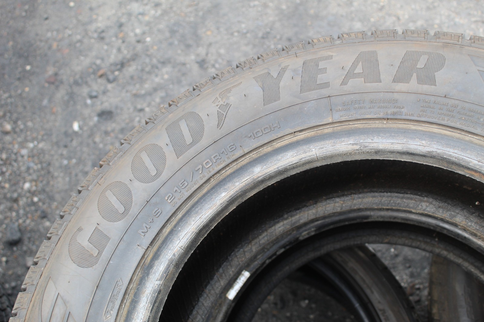 New 215 70 16 Goodyear, Efficient Grip SUV 4x4, 100H, x1 Tyre (F1_tyres) L3717