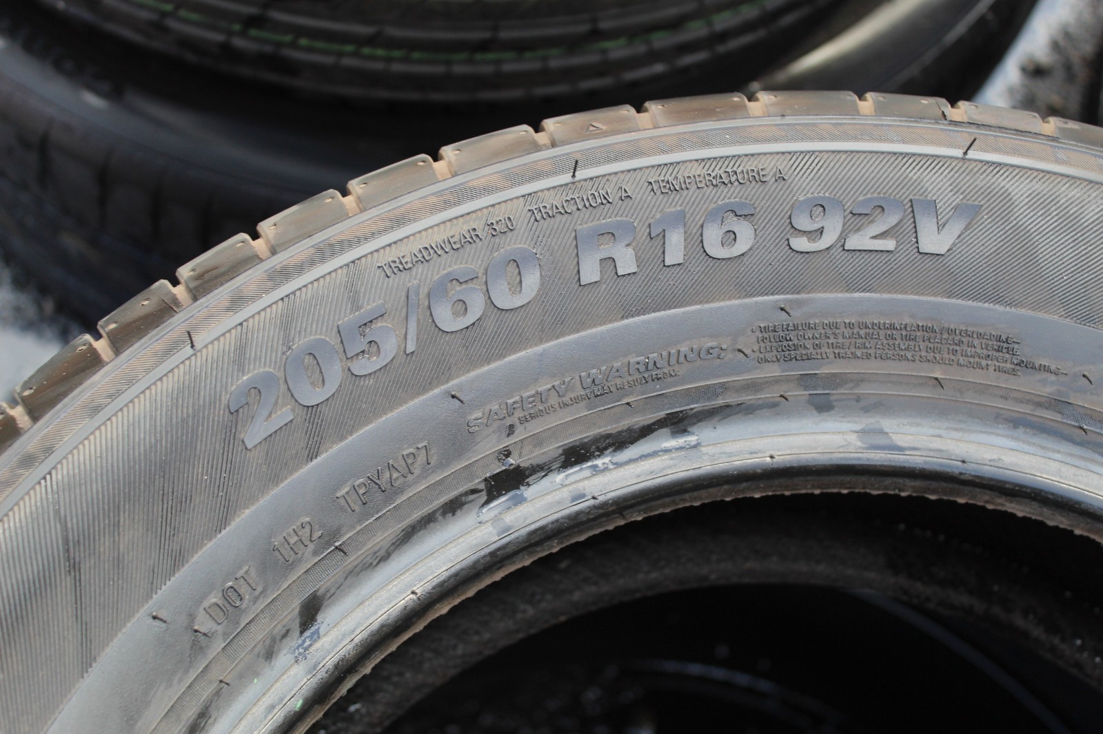 New 205 60 16 Kumho, Ecsta PS71, 92V, x1 Single Tyre (F1_tyres) L3779