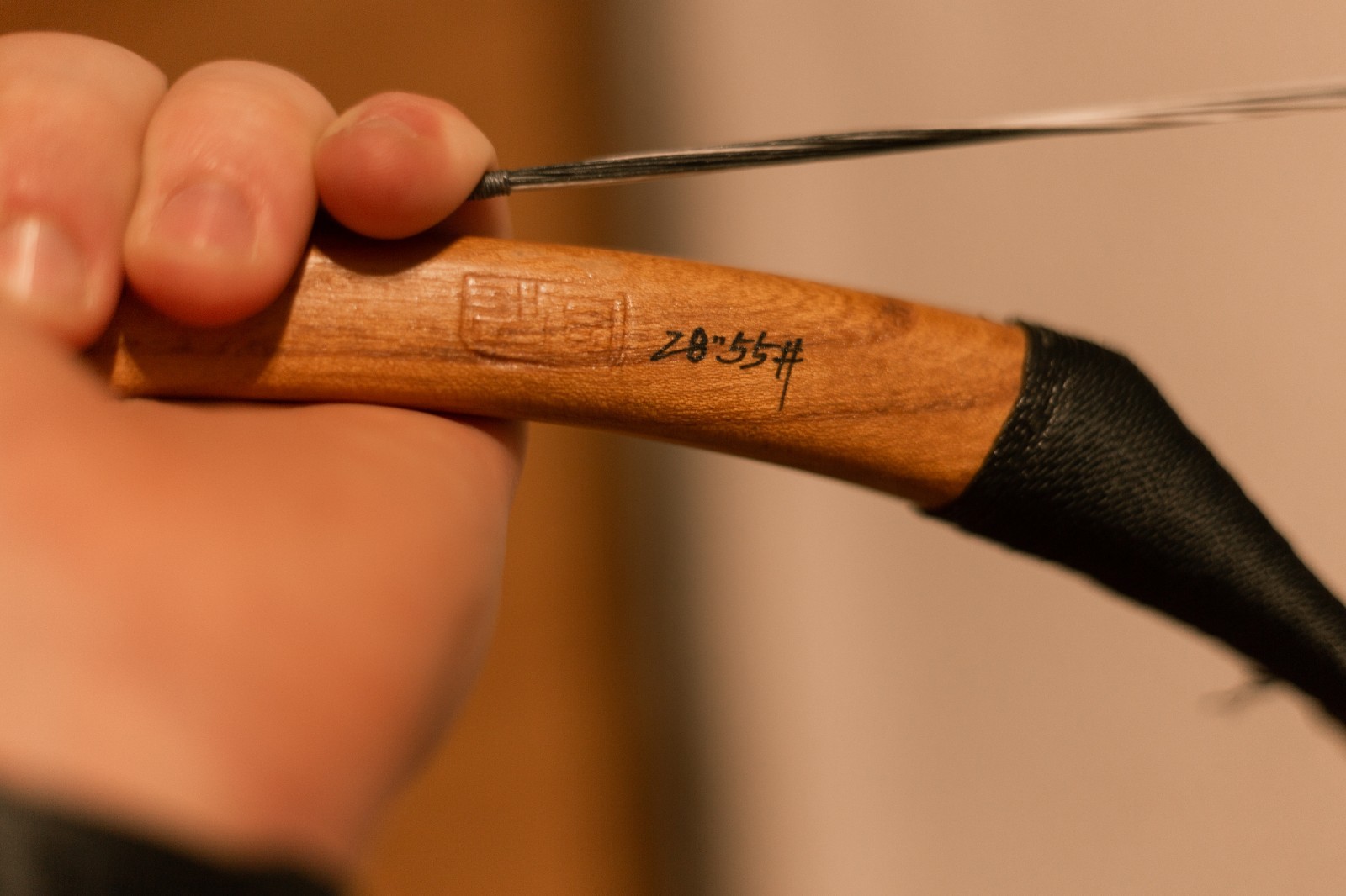 Free Shipping! Traditional Archery Mongolian Horse Bow 55lbs./28