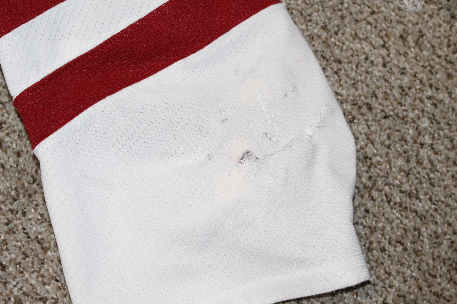 2017 Jordan Martinook Coyotes Hurricanes Game Worn Reebok Jersey 56 COA Hammered