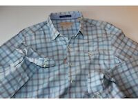 Tommy Bahama Men/'s Space Dye Cowboy Shirt T39351 Large L NWT $128 Cabo Blue