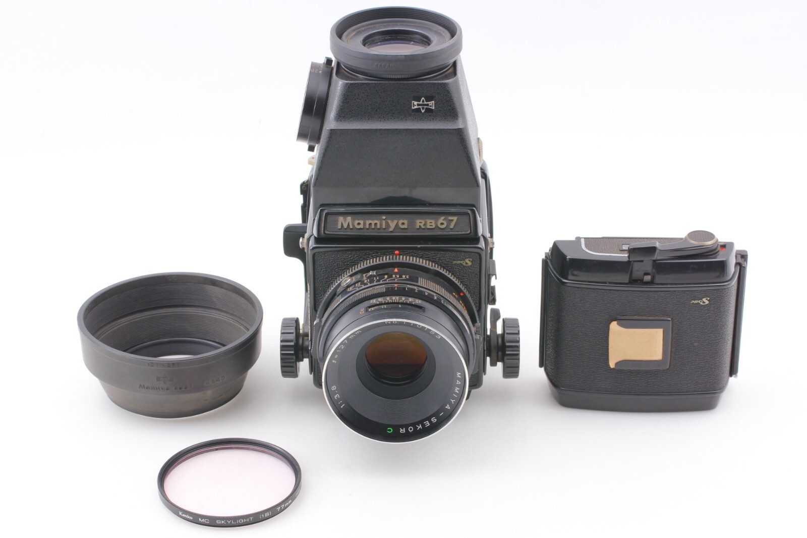 Mamiyaマミヤ RB67 PRO S SekorーC 127mm/65mm Exc+3】 Mamiya RB67 Pro S 6x7 Film Camera + Sekor C 127mm f