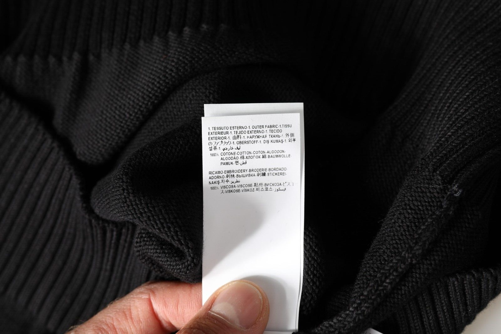 Pre-owned Versace Sweater Black Medusa Embroidery Crew Neck Pullover It52/us42/xl 1260usd