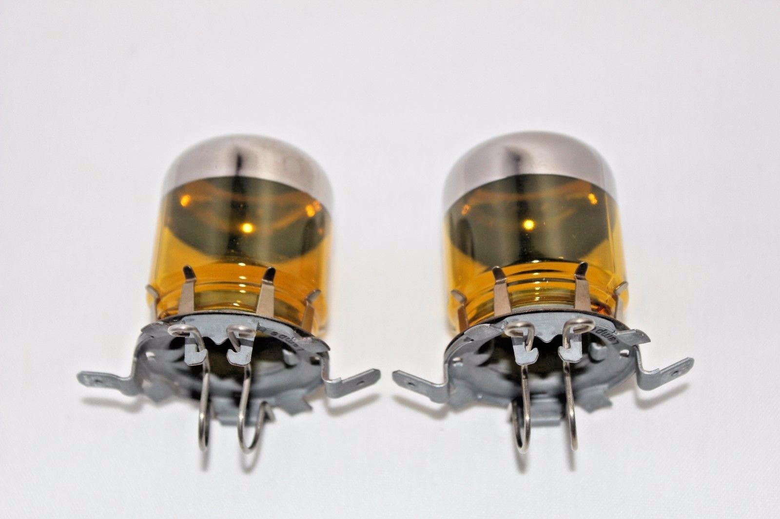 Mercedes Benz Oem W126 W124 W201 Yellow Chrome Fog Light