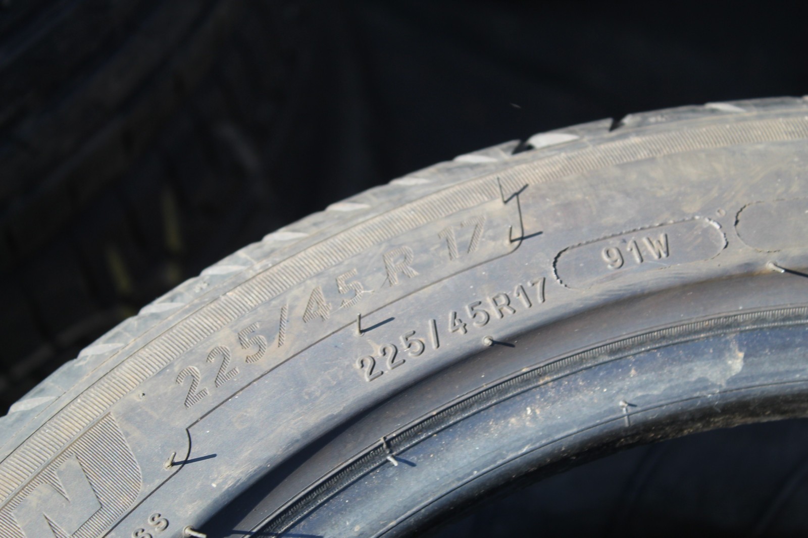 225 45 17 Michelin, Primacy 4 S2, 91W, x2 A Pair 5.3mm (F1_tyres) L3728