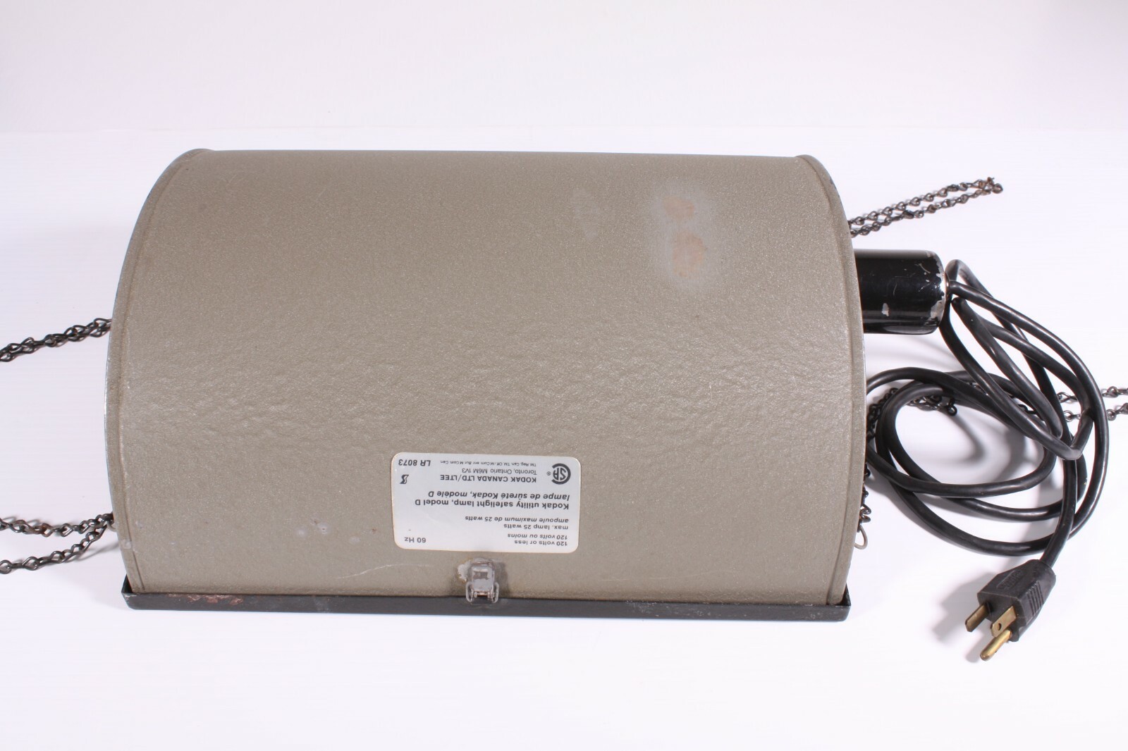 Kodak Utility Safelight lamp model D with three 10x12 filters # 0C, #1A and #10