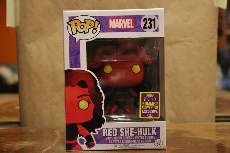 red she hulk funko pop