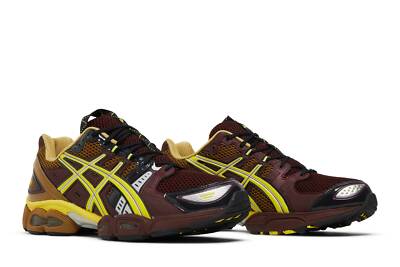 Pre-owned Asics Ub3-s Gel Nimbus 9 'rum Raisin' 1201a442-600 In Rum Raisin/green Sheen