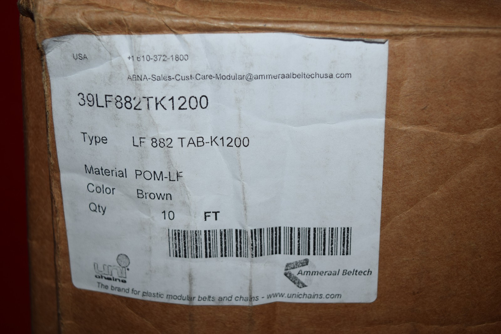 10' 10 Foot Uni Chain Belt System 39LF882TK1200