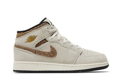 Air Jordan Air Jordan 1 Mid SE GS 'Brown Elephant' DZ5369-102