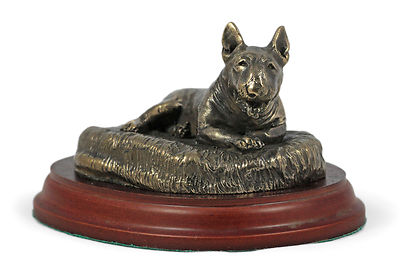 Bull Terrier Happy , dog bust/statue on ...