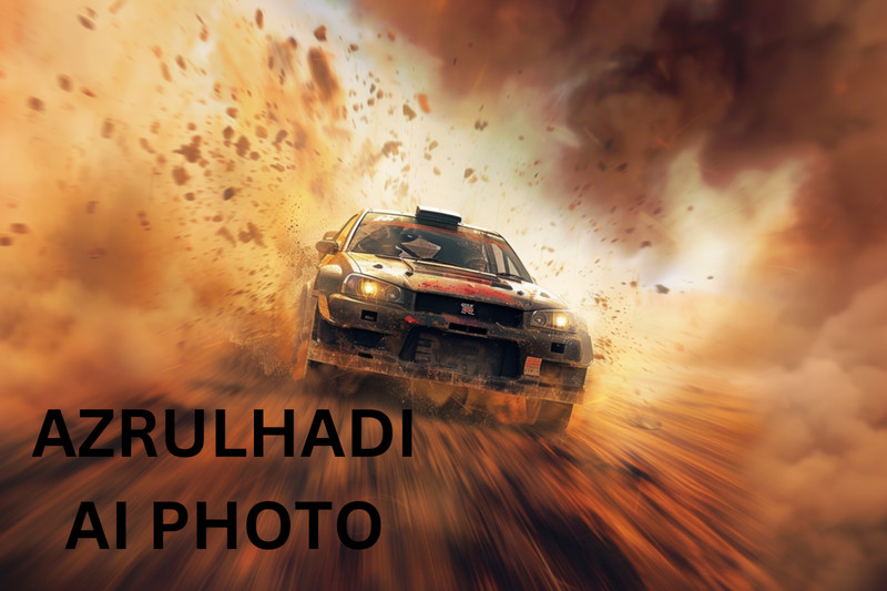 RALLY CAR-AI IMAGE GENERATE-Dgital photos for prints,canvas,frames,diy project.