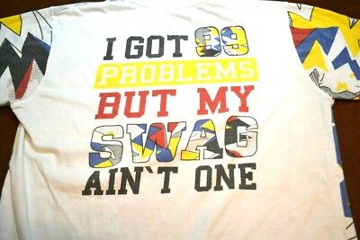 Chicago Bulls I Got 99 Problems But My Swag Ain't One T Shirt Men's XL