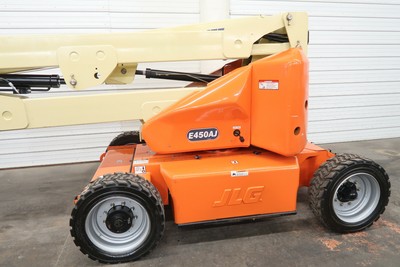 JLG E450AJ Manlift, 45' Articulating Boom Lift, Electric, Genie Z45 Aerial