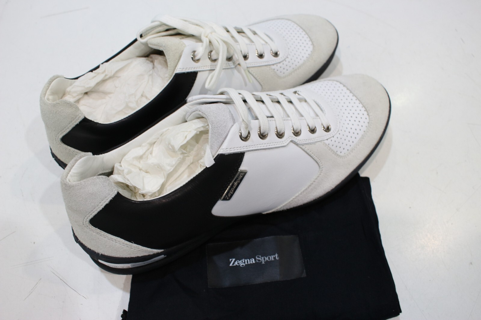 Zegna Sport Leather Shoes in Black - Size 7 EU | eBay