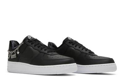 Pre-owned Nike Wmns Air Force 1 '07 Lx 'lucky Charms - Black' Dd1525-001 In Black/white