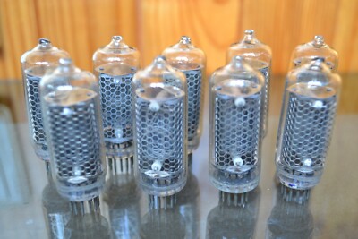 IN-8 - New Nixie Tubes for Clock - Tube Tested NOS - Ussr One party x 6pcs