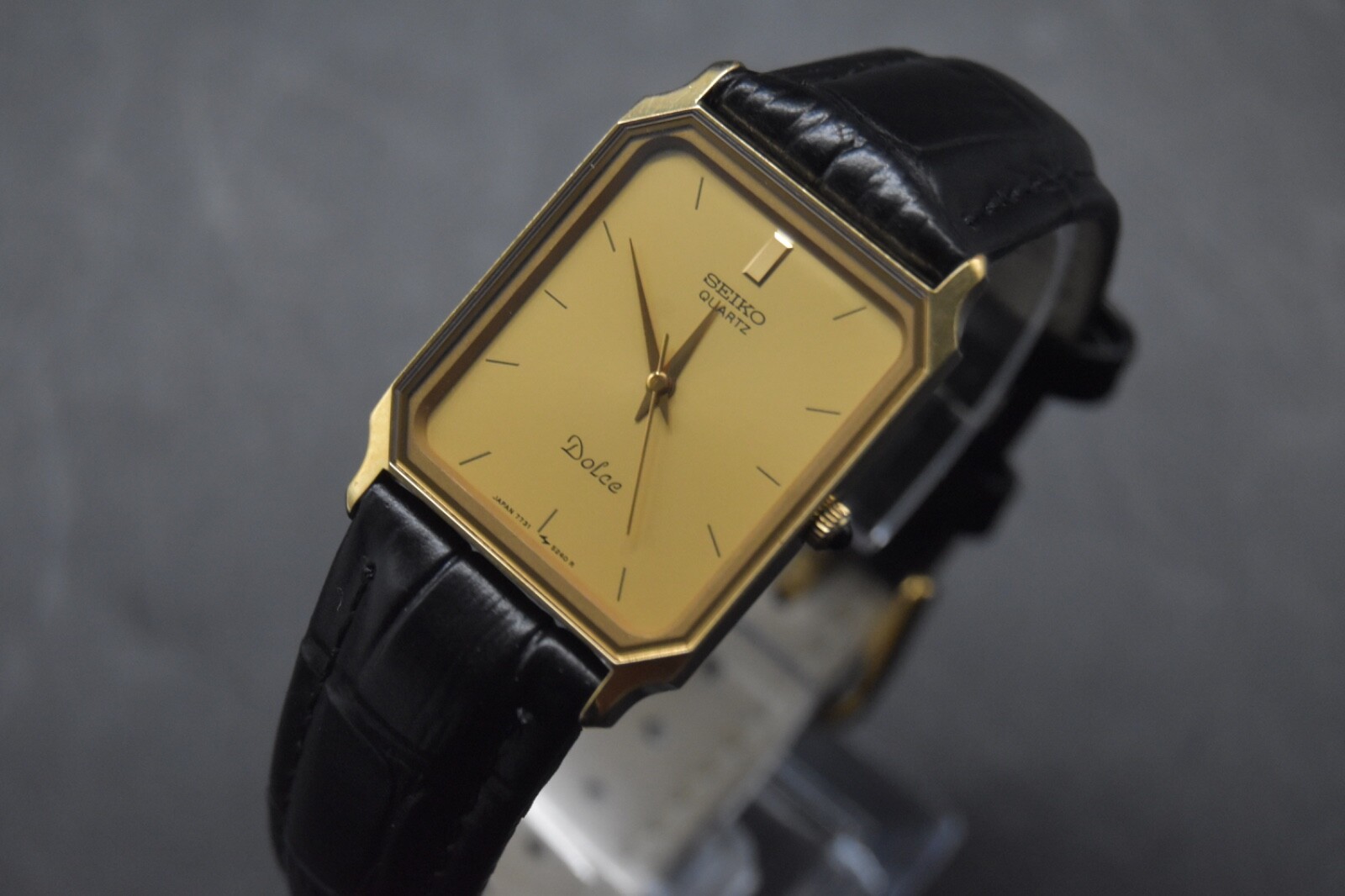【稼働品】SEIKO セイコー DOLCE ドルチェ 7731-5210腕時計 Vintage SEIKO DOLCE 7731-5210 SGP30 ST Shape Square Men