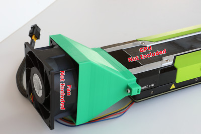 Nvidia Tesla 80mm Fan Adapter for M40,K80,P40,P100,V100