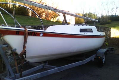 1973 Cal 21 sailboat and trailer