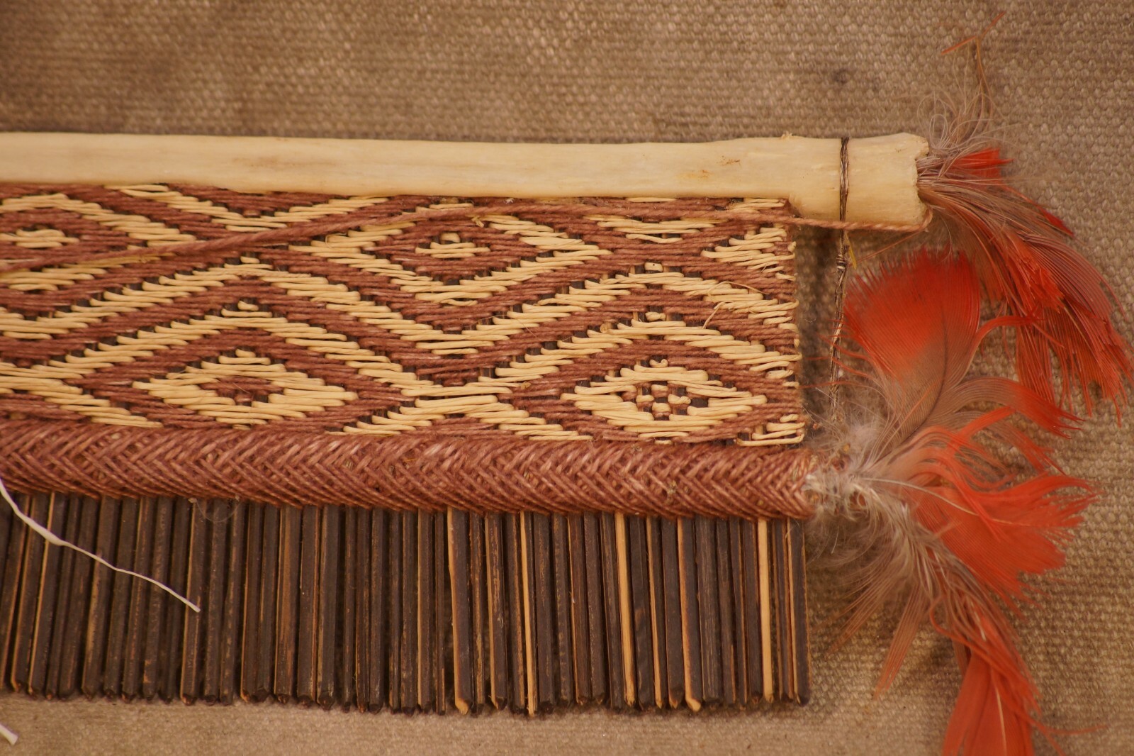 Hixkaryana Amazon Indian Culture Comb + 2 Arrow Heads