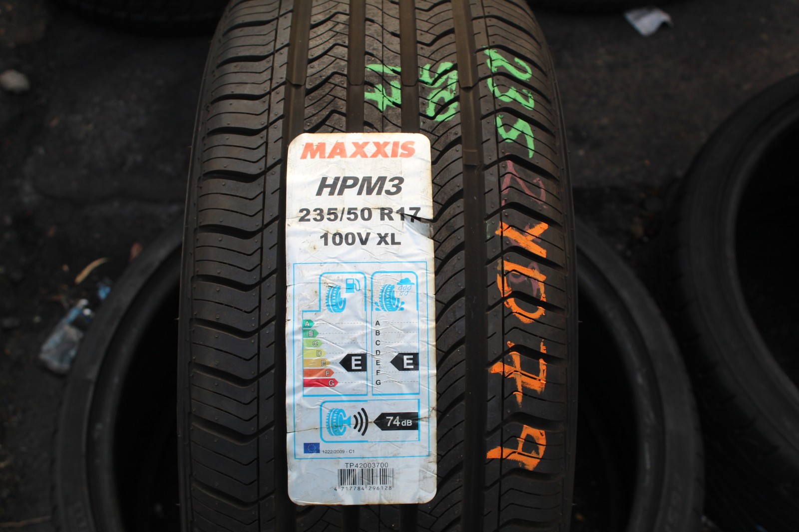 New 235 50 17 Maxxis, Bravo HPM3, M+S, 100V, x1 Single Tyre (F1_tyres) YD079