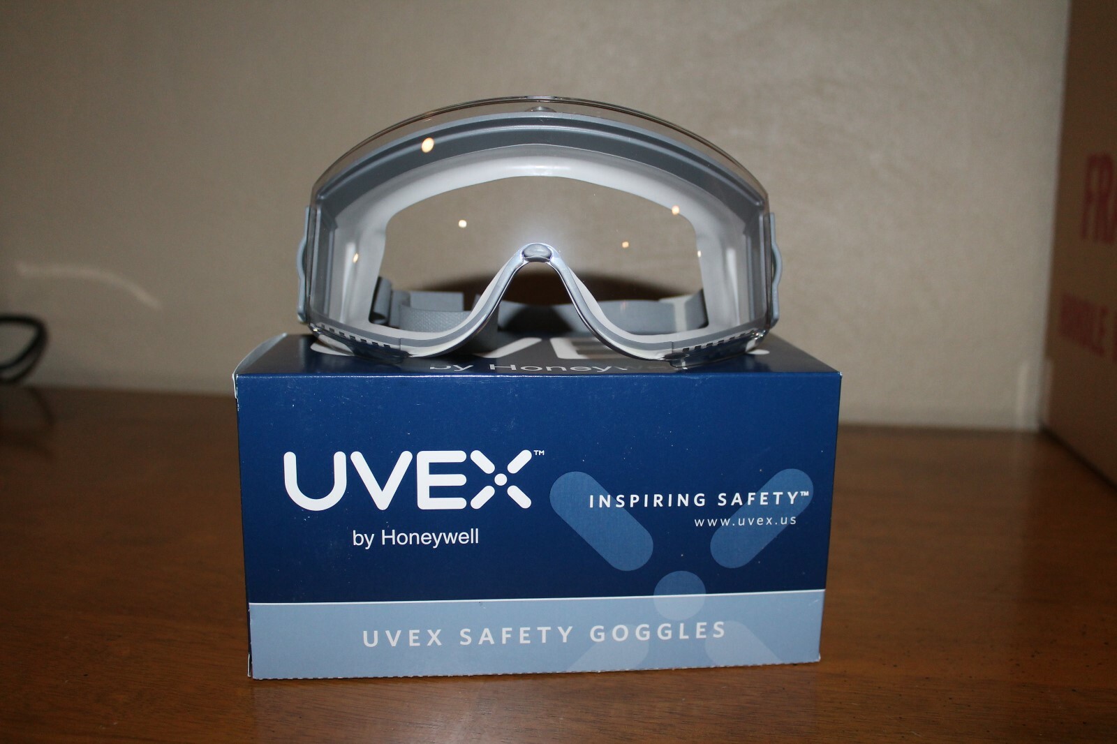 Uvex Stealth Gray Body Safety Goggles S3960C High Impact