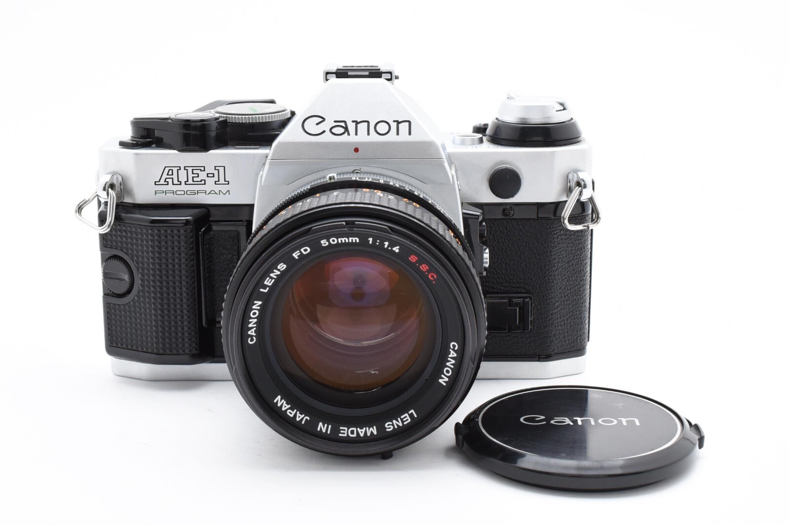フィルムカメラ [#471] CANON AE-1 PROGRAM & FD 50mm 1.4 Canon AE-1 Program w/ Canon 50mm 1.4 FD 35mm Camera — Camera