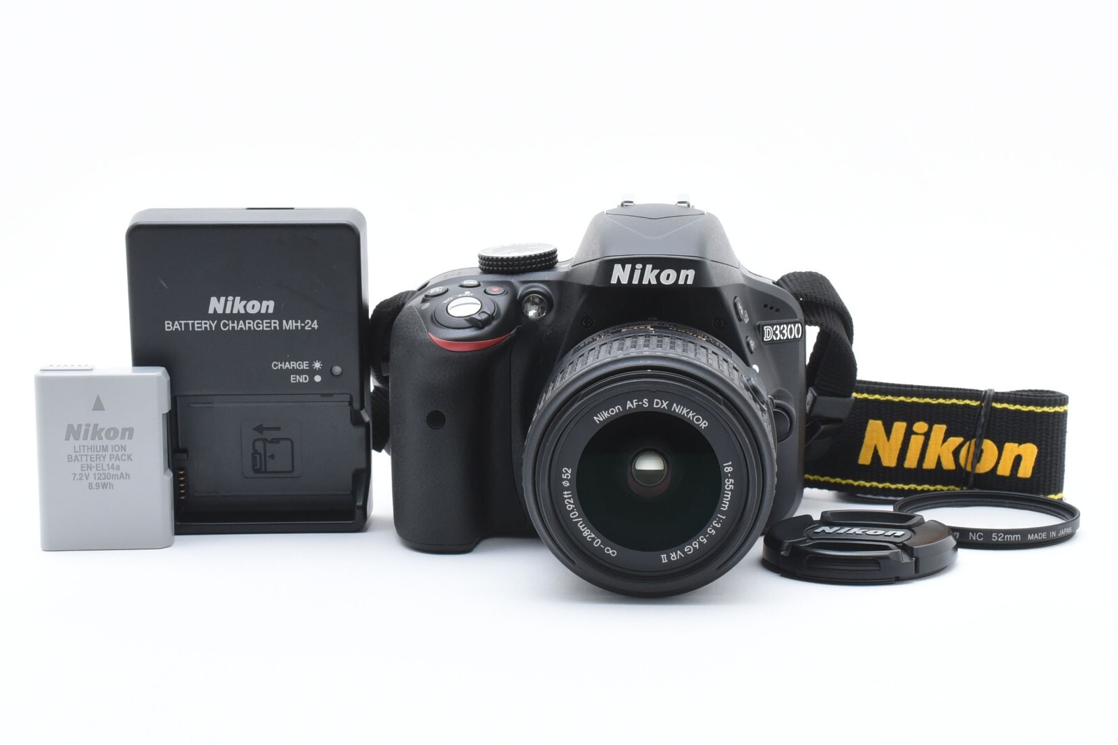 Nikon - Nikon 一眼レフカメラ　18-55mm D3300 Amazon.com : Nikon D3300 24.2 MP CMOS Digital SLR with Auto