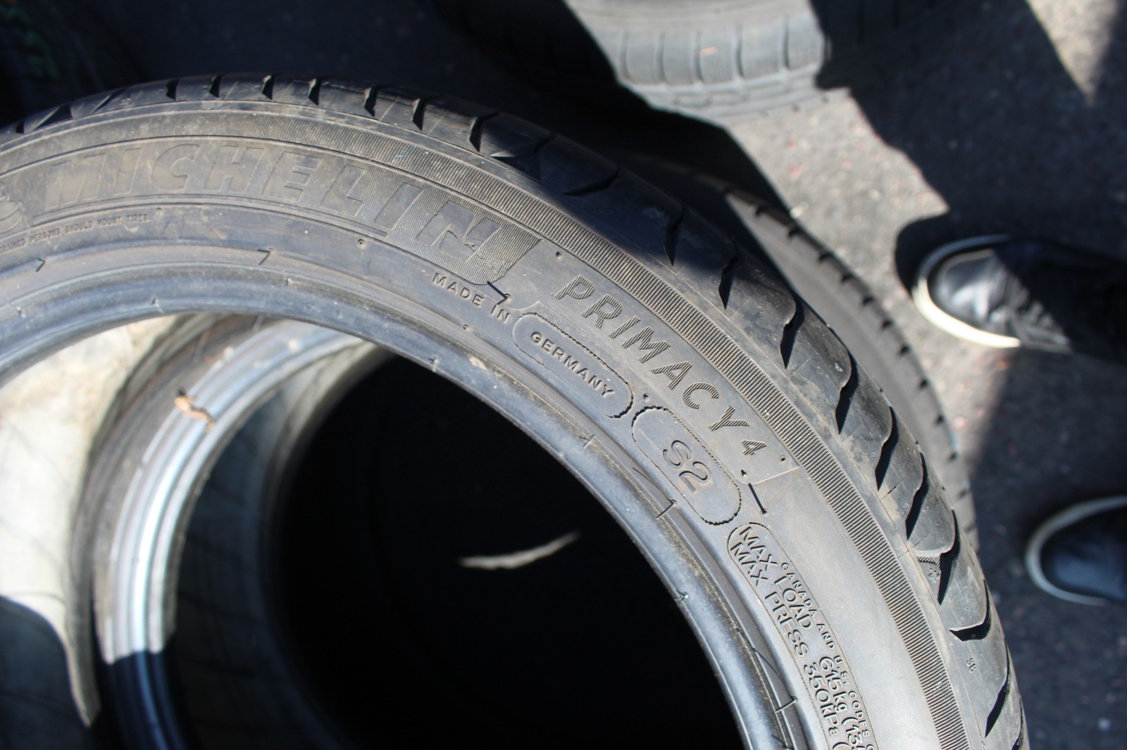 225 45 17 Michelin, Primacy 4 S2, 91W, x2 A Pair 5.3mm (F1_tyres) L3728
