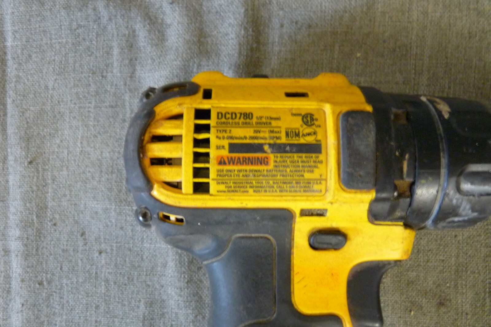 DEWALT DCD780 20V 1/2'' DRILL DRIVER DCF885 1/4'' IMPACT DRIVER (102817-4 H)